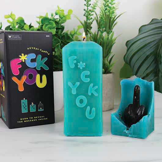 F*ck You Swearing Candle Rollover 1